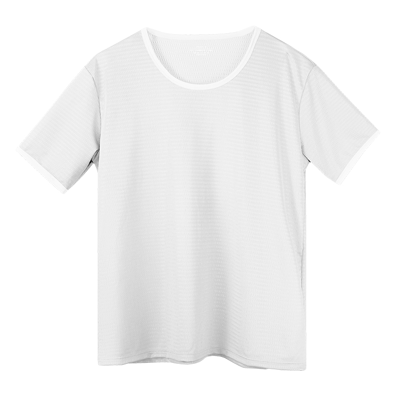 Undershirt Crew Neck - เสื้อยืดผู้ชาย ผ้าไอซ์ซิลค์ ไร้ตะเข็บ สีพื้น คอกลม แขนสั้น