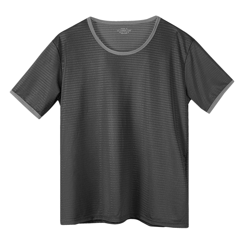 เสื้อยืดผู้ชาย ผ้าไอซ์ซิลค์ ไร - Undershirt Crew Neck บทวิจารณ์และราคา