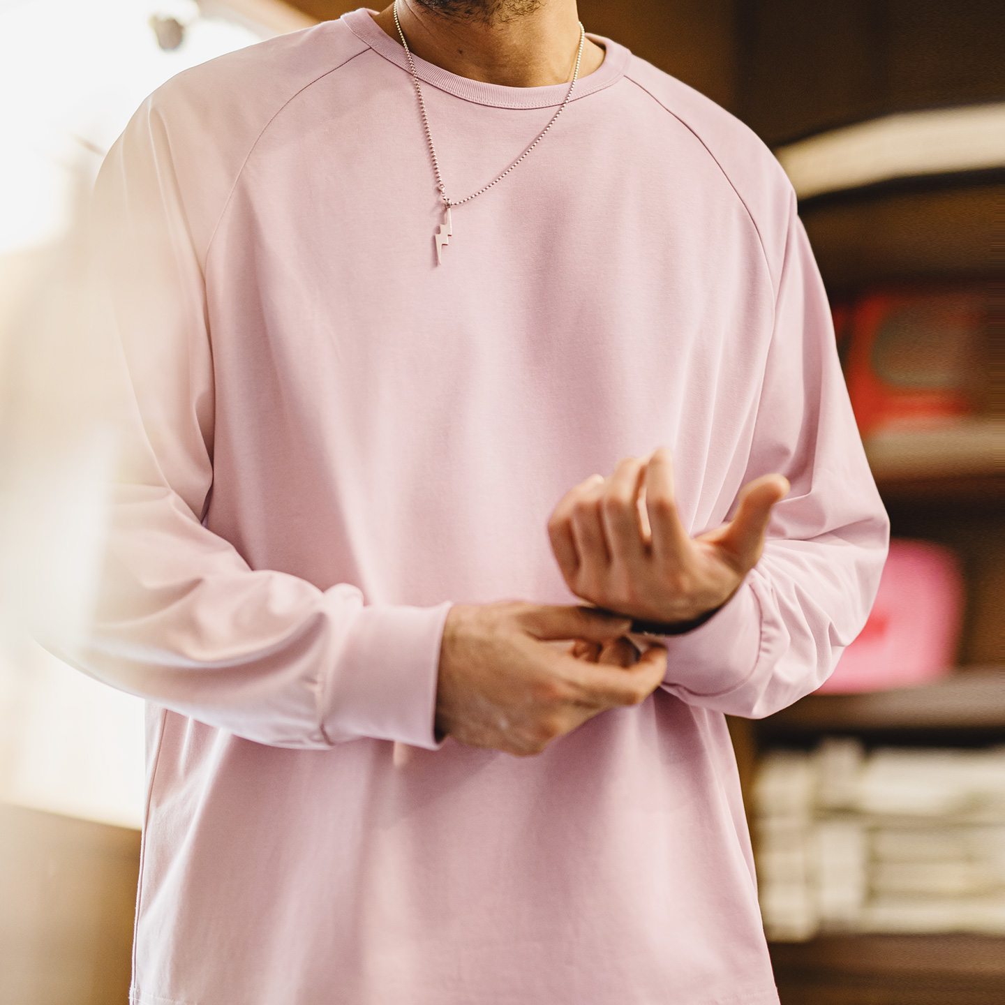 เสื้อยืดแขนยาวสีขาวสำหรับผู้ชา - Undershirt Crew Neck บทวิจารณ์และราคา