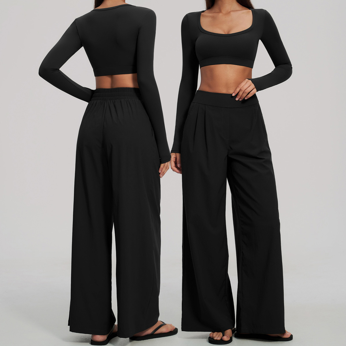 ชุดกีฬา 2 ชิ้น เสื้อฟิตเนสแขนย - Compression Long Pant บทวิจารณ์และราคา